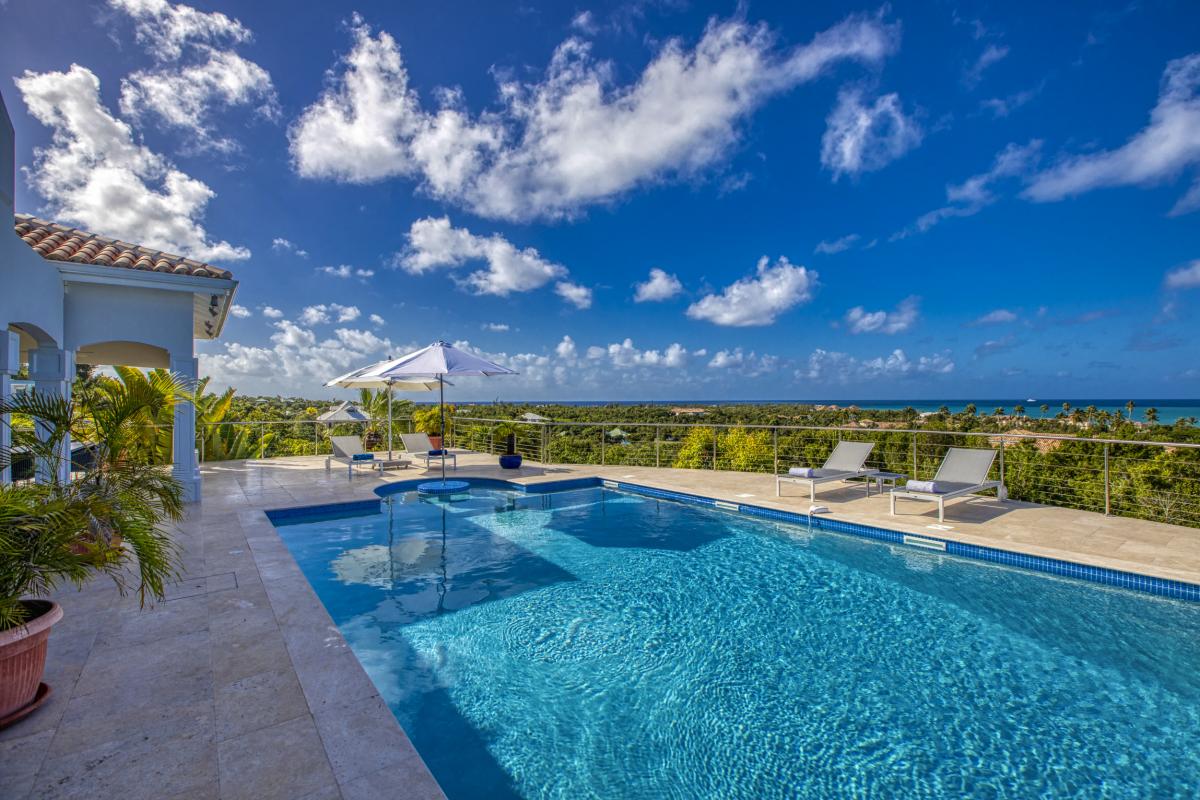 Location villa Saint Martin Terres Basses - villa 4 chambres 8 personnes - A 300m de la plage de Baie aux Prunes - Piscine et Vue mer (3)